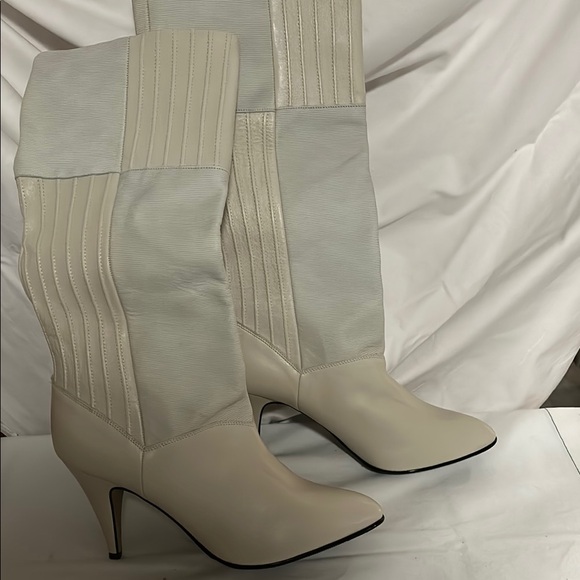 Libelle winter white leather boots 9M - Picture 1 of 3